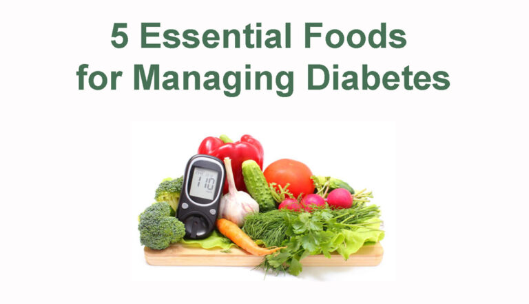 Read more about the article Managing Diabetes: 5 Essential Foods to Lower Blood Sugar Levels